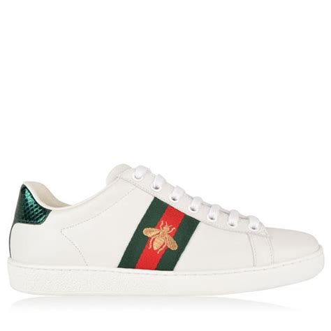 gucci bee ace trainers